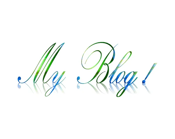 Blog blogger lifestyle — Stock Photo, Image