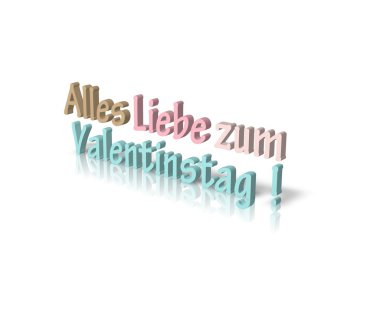 Alles liebe zum valentinstag