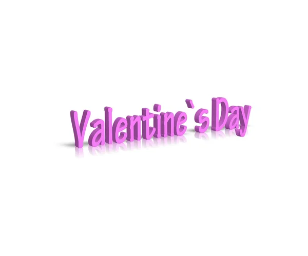 San Valentino 3d testo — Foto Stock