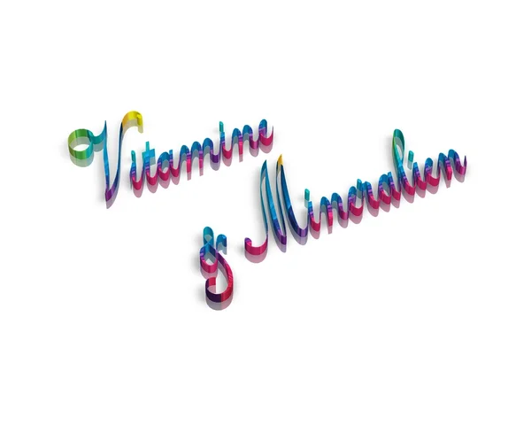 Vitaminmineralien — Stockfoto