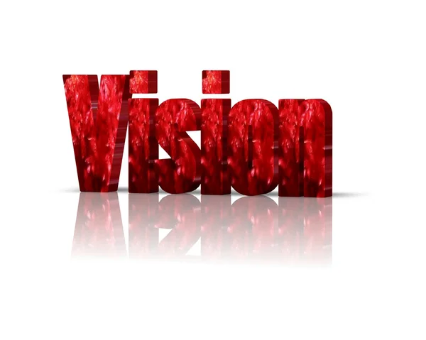 Vision 3d word — Stockfoto