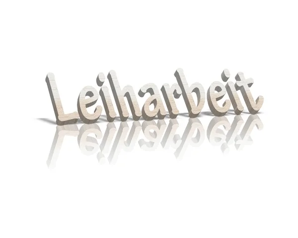 Leiharbeit Zeitarbeit Zeitarbeit — Stockfoto