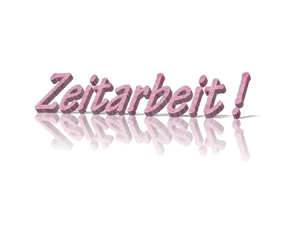 Leiharbeit zeitarbeit  temporary work — Stock Photo, Image