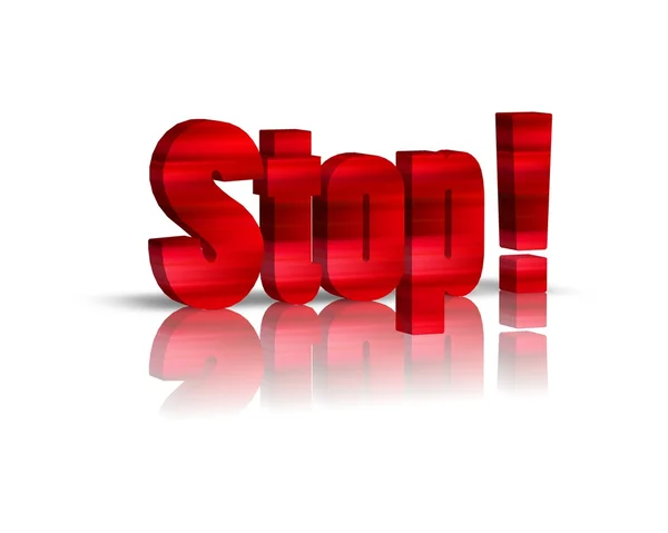 Stop! — Stockfoto