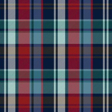Tartan desenli arka plan. Ekose kumaş, masa örtüsü, kıyafet, gömlek, elbise, kağıt, yatak örtüsü, yorgan ve diğer tekstil ürünleri için kumaş. Vektör illüstrasyonu Eps 10