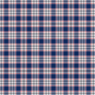 Tartan desenli arka plan. Ekose kumaş, masa örtüsü, kıyafet, gömlek, elbise, kağıt, yatak örtüsü, yorgan ve diğer tekstil ürünleri için kumaş. Vektör illüstrasyonu Eps 10