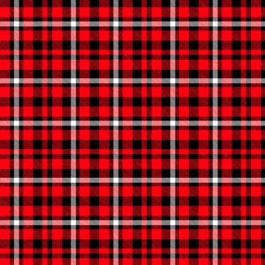 Tartan desenli arka plan. Ekose kumaş, masa örtüsü, kıyafet, gömlek, elbise, kağıt, yatak örtüsü, yorgan ve diğer tekstil ürünleri için kumaş. Vektör illüstrasyonu Eps 10