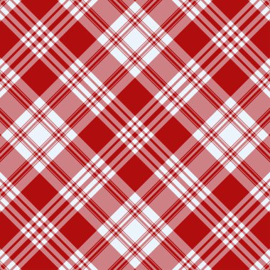 Tartan desenli arka plan. Ekose kumaş, masa örtüsü, kıyafet, gömlek, elbise, kağıt, yatak örtüsü, yorgan ve diğer tekstil ürünleri için kumaş. Vektör illüstrasyonu Eps 10
