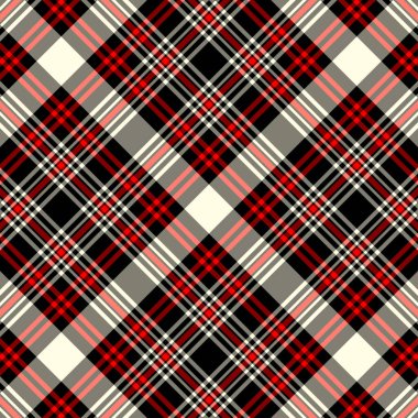 Tartan desenli arka plan. Ekose kumaş, masa örtüsü, kıyafet, gömlek, elbise, kağıt, yatak örtüsü, yorgan ve diğer tekstil ürünleri için kumaş. Vektör illüstrasyonu Eps 10