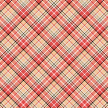 Tartan desenli arka plan. Ekose kumaş, masa örtüsü, kıyafet, gömlek, elbise, kağıt, yatak örtüsü, yorgan ve diğer tekstil ürünleri için kumaş. Vektör illüstrasyonu Eps 10