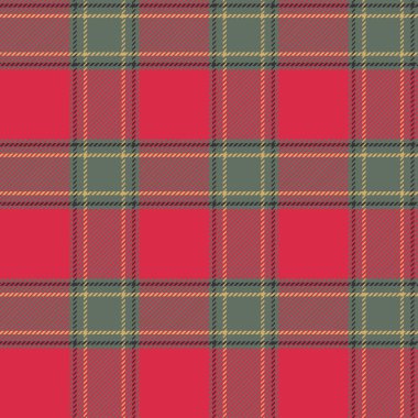 Tartan desenli arka plan. Ekose kumaş, masa örtüsü, kıyafet, gömlek, elbise, kağıt, yatak örtüsü, yorgan ve diğer tekstil ürünleri için kumaş. Vektör illüstrasyonu Eps 10
