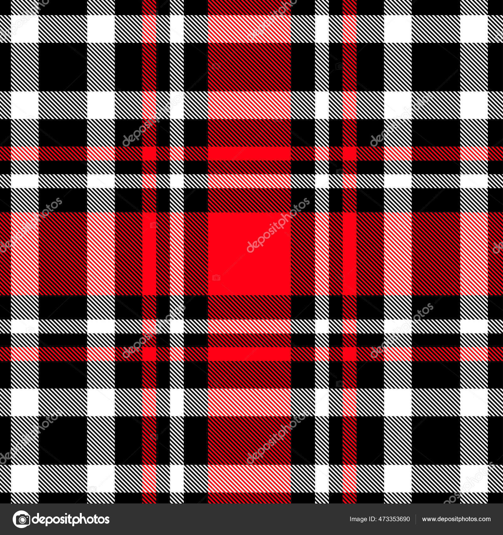 Padrão xadrez Tartan, Vermelho e Preto.Textura para xadrez, toalhas de  mesa, roupas, camisas, vestidos, papel, roupa de cama, cobertores, colchas  e outros produtos têxteis. Ilustração vetorial EPS 10 imagem vetorial de  Emkan©