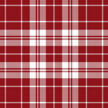Tartan desenli arka plan. Ekose kumaş, masa örtüsü, kıyafet, gömlek, elbise, kağıt, yatak örtüsü, yorgan ve diğer tekstil ürünleri için kumaş. Vektör illüstrasyonu Eps 10
