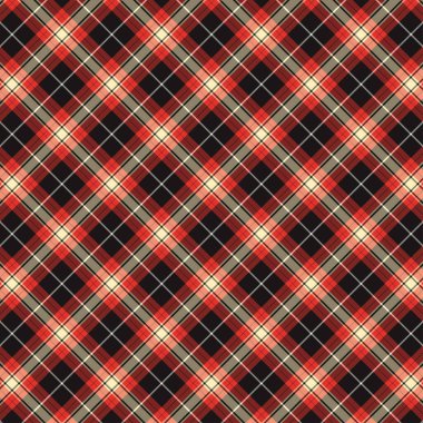 Tartan desenli arka plan. Ekose kumaş, masa örtüsü, kıyafet, gömlek, elbise, kağıt, yatak örtüsü, yorgan ve diğer tekstil ürünleri için kumaş. Vektör illüstrasyonu Eps 10