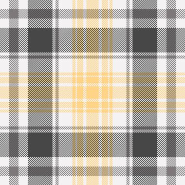 Tartan desenli arka plan. Ekose kumaş, masa örtüsü, kıyafet, gömlek, elbise, kağıt, yatak örtüsü, yorgan ve diğer tekstil ürünleri için kumaş. Vektör illüstrasyonu Eps 10