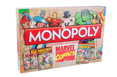 Marvel Comics Monopoly clipart