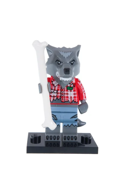 Wolf Guy Lego Minifigure — Stock Photo, Image