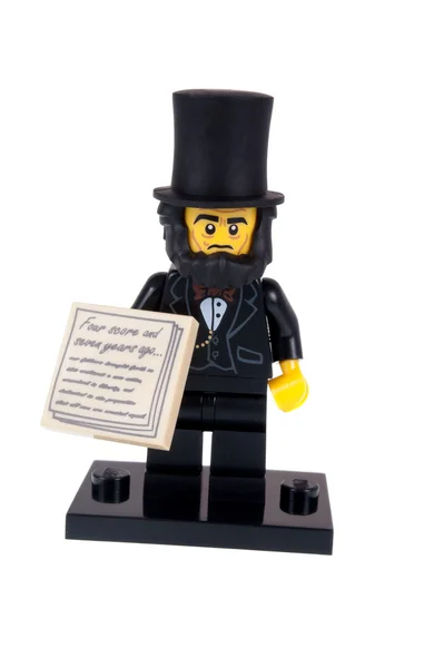 Minifigure di Abraham Lincoln — Foto Stock