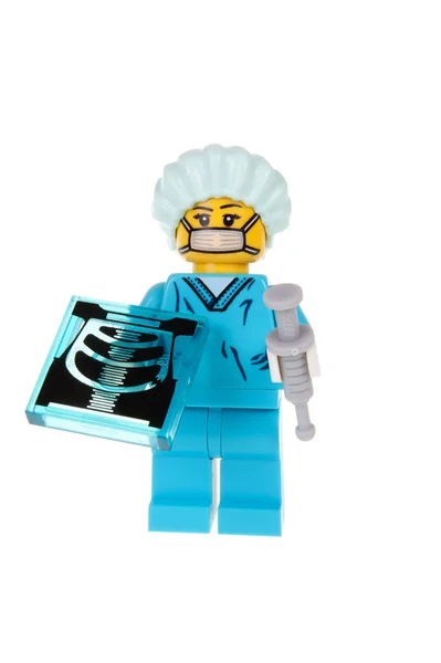 Cirurgião Série 6 Lego Minifigure — Fotografia de Stock