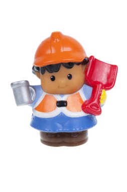 Fisher Price Küçük İnsanlar İnşaat İşçisi