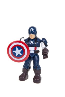 Captain America Mega Bloks Figurine