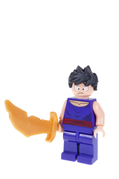 Gohan Dragonball Z Custom LEGO minifigurka — Zdjęcie stockowe