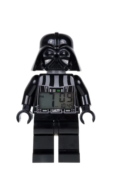 Мини-будильник Дарта Вейдера Лего — стоковое фото