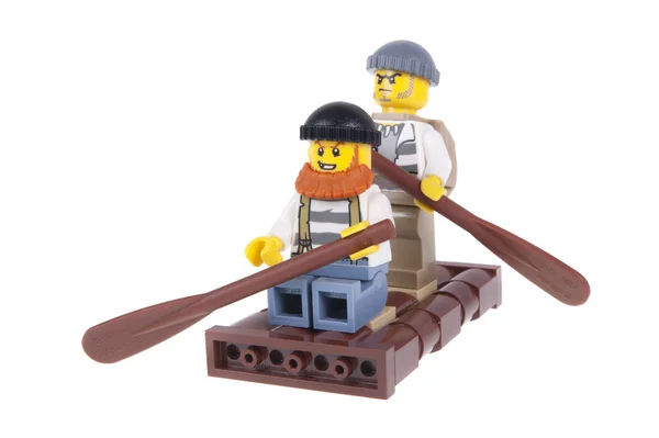 Minifiguras masculinas de Crook Lego City — Foto de Stock