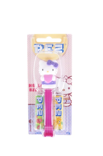 Hello Kitty Pez Dispenser — Zdjęcie stockowe