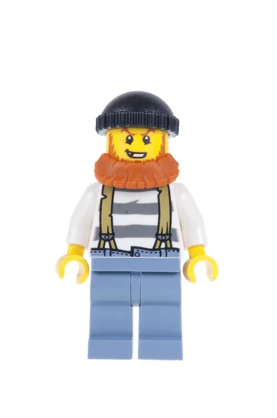 Male Crook Lego City Minifigure — стокове фото