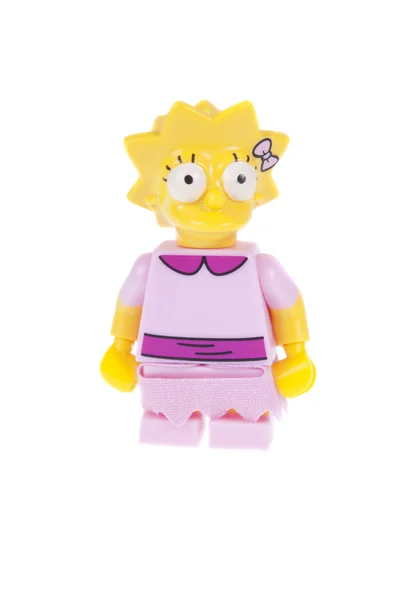 Lisa Simpson Lego Minifigure — Φωτογραφία Αρχείου