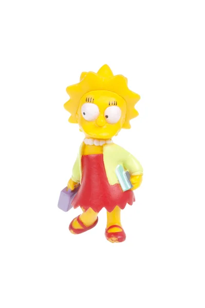 Lisa Simpson Figurine — 图库照片