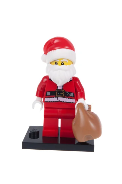 Santa Lego Series 8 Minifigure — Stock Photo, Image