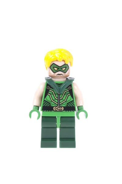 Arqueiro verde Personalizado Lego Minifigure — Fotografia de Stock