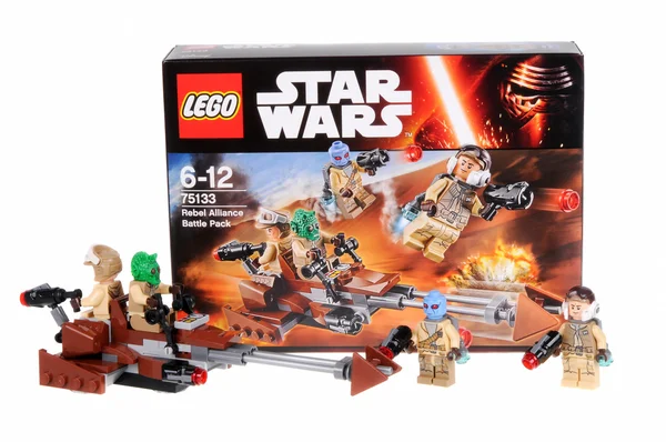 Rebel Alliance Battle Pack Lego Kit 75133 — ストック写真