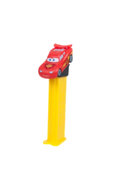 Blitz mcqueen pez spender — Stockfoto