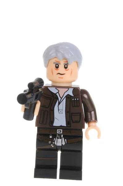 Old Han Solo Force Awakens Lego Minifigure — Stock Photo, Image