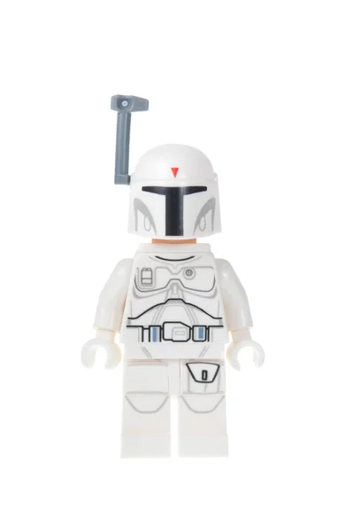 Weiße boba fett minifigur — Stockfoto