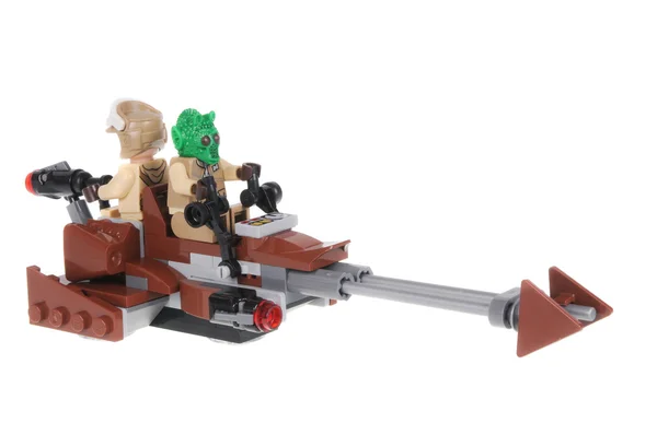 Star Wars Speeder Bike Lego Minifigure — стокове фото