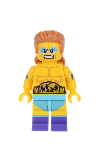 Wrestling Champion Lego Series 15 Minifigure — Stock fotografie