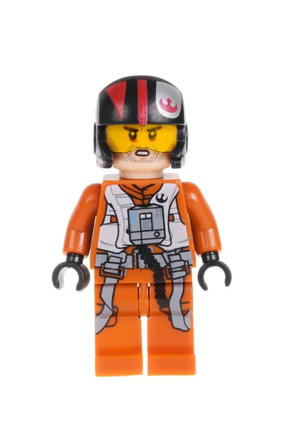Poe Dameron Force Awakens LEGO minifigurka — Zdjęcie stockowe