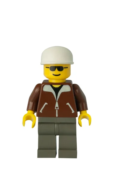 Mcdonalds kunde lego town minifigur — Stockfoto
