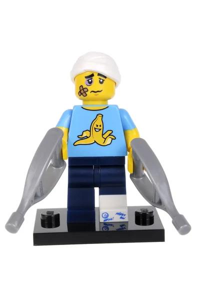 Ragazzo goffo Lego Serie 15 Minifigure — Foto Stock