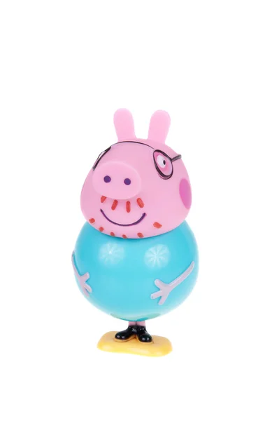 Daddy Pig Figurine — Zdjęcie stockowe