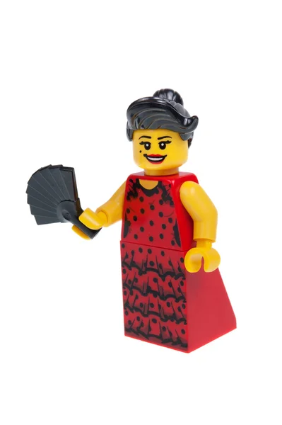 Bailarina Flamenca 6 Minifigura de Lego — Foto de Stock