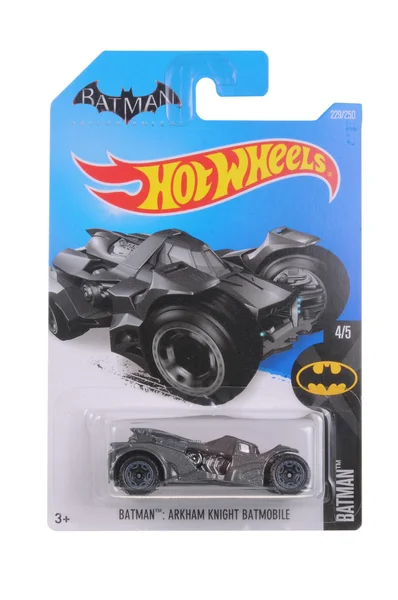 Batman Arkham Knight Batmobile horká kola Diecast hračka automobil — Stock fotografie