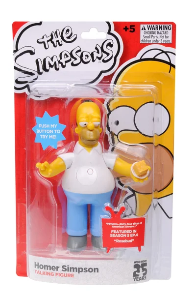 Homer Simpson Figurina — Fotografia de Stock