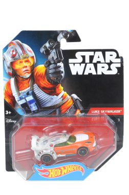 Luke Skywalker Hot Wheels Diecast Toy Car