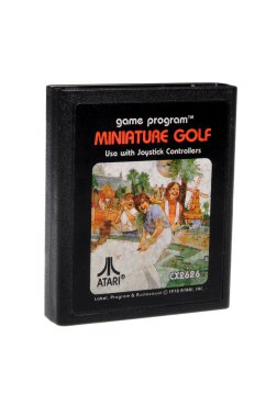 Miniature Golf Atari 2600 Game Cartiridge