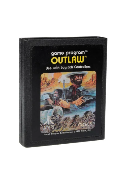 Fuorilegge Atari 2600 Game Cartiridge — Foto Stock